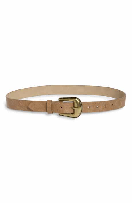 Faux Leather Western Belt