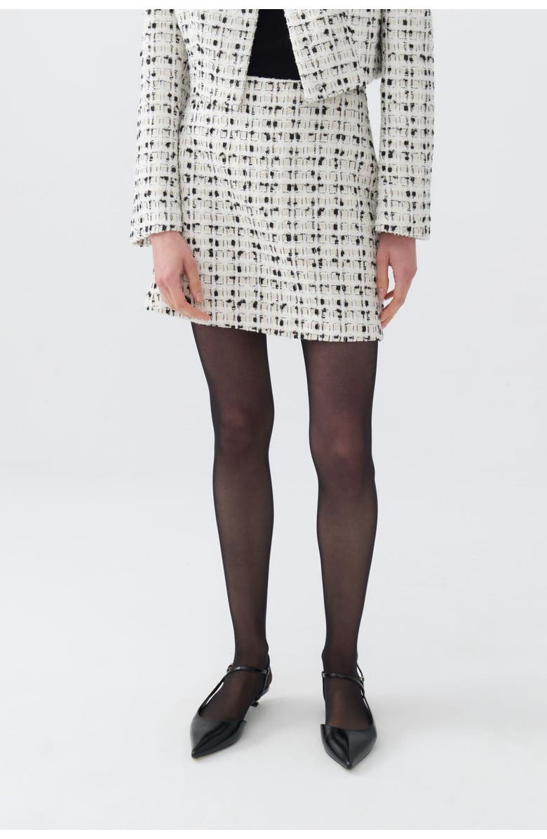 Nocturne Tweed Mini Skirt, Main, color, 