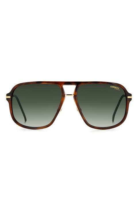 60mm Gradient Square Sunglasses