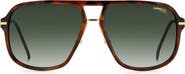 Carrera Eyewear 60mm Gradient Square Sunglasses