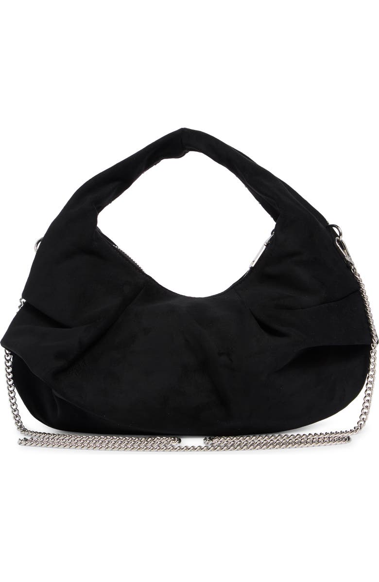 URBAN EXPRESSIONS HANDBAGS Studded Hobo Bag, Alternate, color, Black