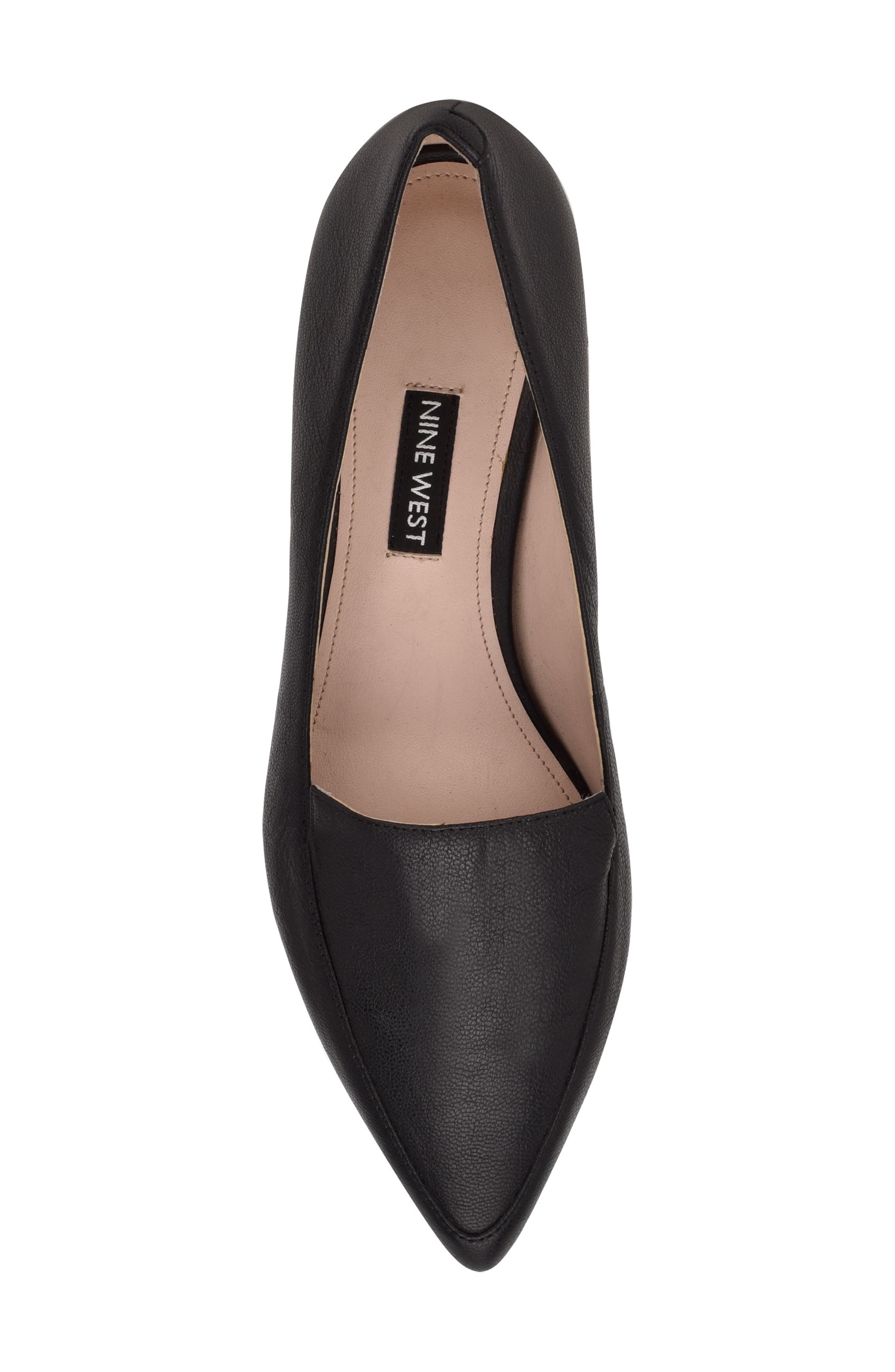 Nine West 'Abay' Pointy Toe Loafer, Alternate, color, 