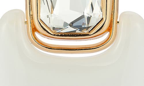 Sphera Milano Crystal Rectangle Drop Earrings