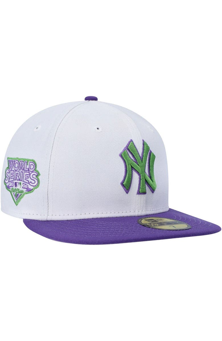 New Era Men's New Era White New York Yankees Side Patch 59FIFTY Fitted Hat, Main, color, White