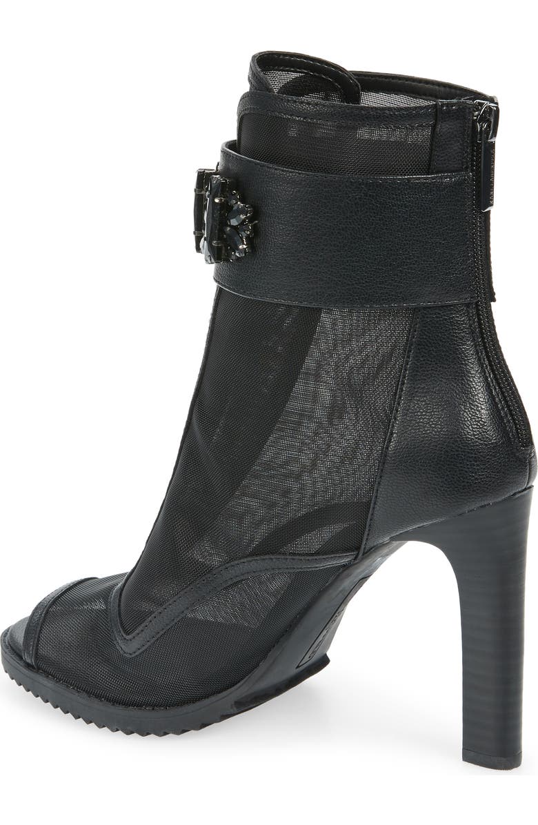 KARL LAGERFELD PARIS Blayze Peep Toe Bootie (Women) | Nordstrom