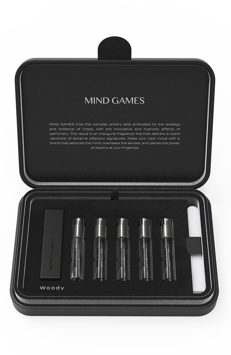 MIND GAMES Woody Discovery Fragrance Set, Alternate, color, White