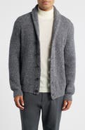 Jack Victor Wool & Silk Shawl Collar Cardigan