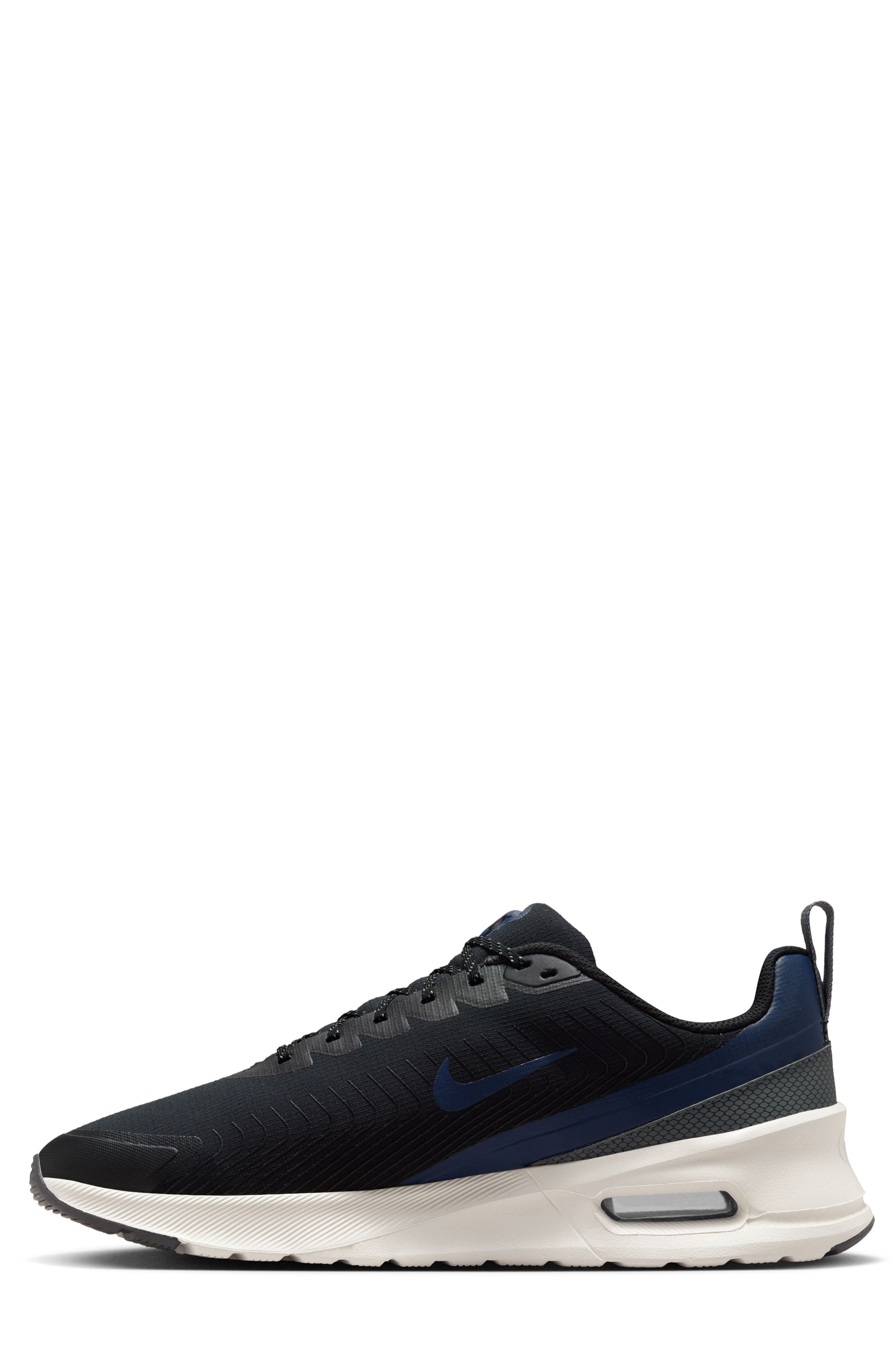 Nike Air Max Nuaxis Sneaker, Alternate, color, Black/ Midnight Navy