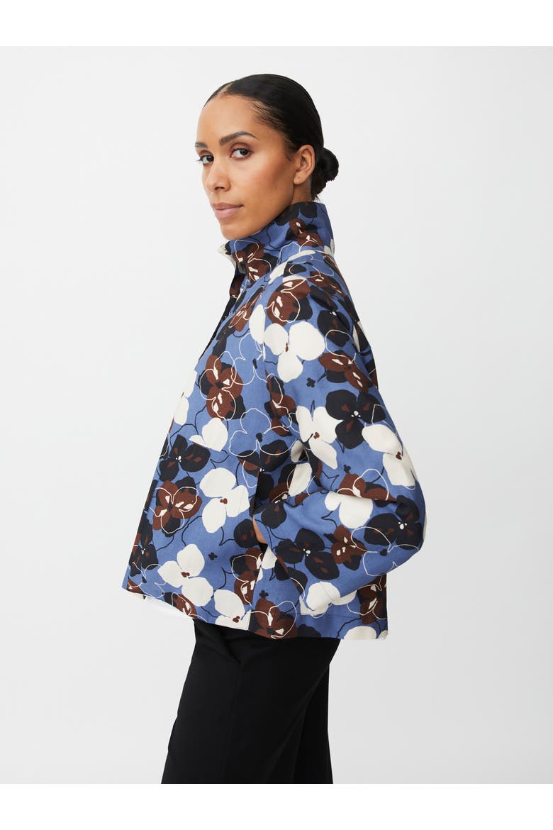 MaJettie Floral Jacket, Alternate, color, Bijou Blue