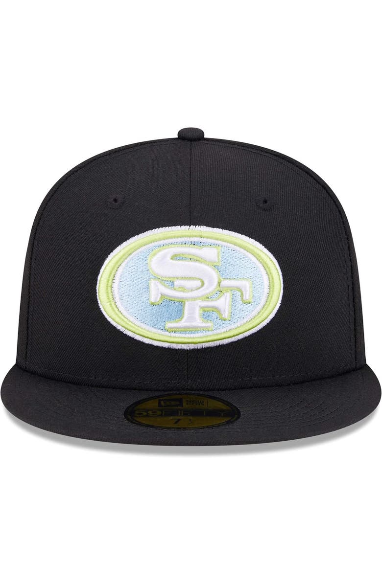 New Era Men's New Era Black San Francisco 49ers Multi 59FIFTY Fitted Hat, Alternate, color, 
