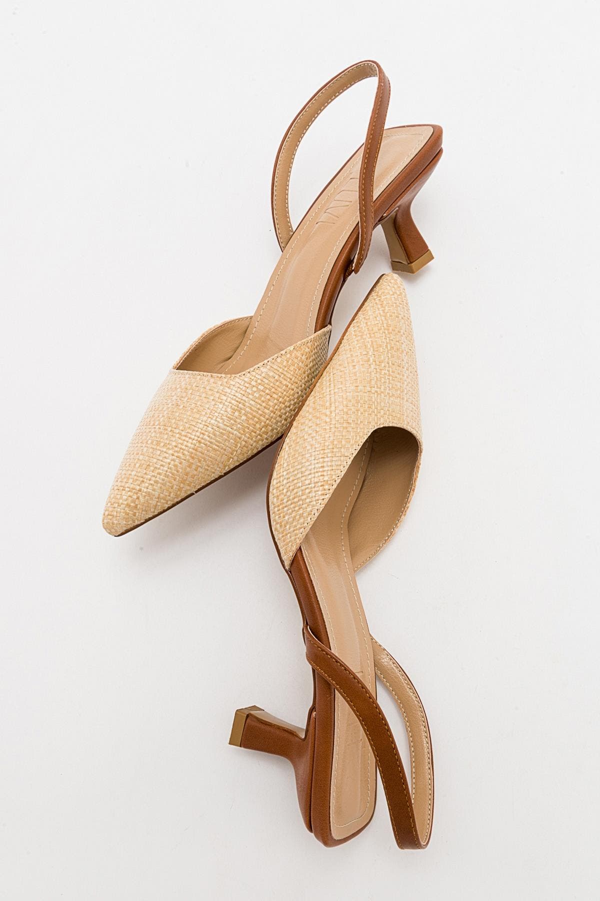 Prologue Shoes Over Pointed Toe Pump, Alternate, color, Beige