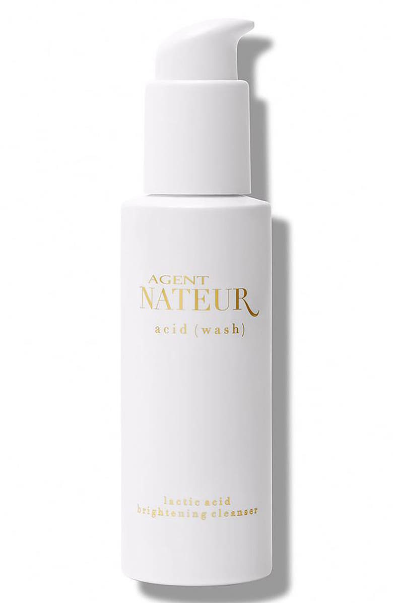 Agent Nateur acid(wash) Lactic Acid Brightening Cleanser, Main, color, 