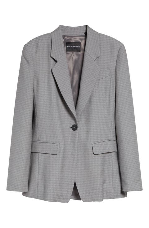 Structured Single Button Blazer