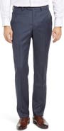 Santorelli Roma Flat Front Loro Piana Wool Serge Dress Pants