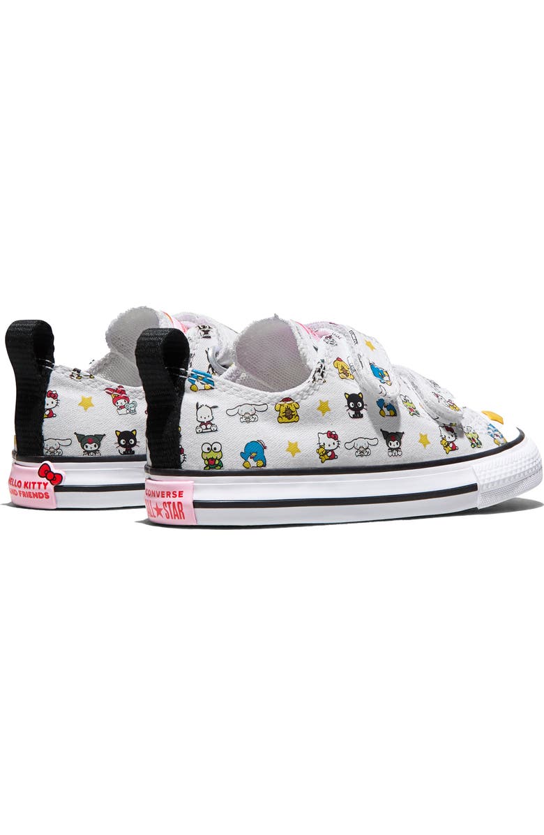 Converse Kids' x Hello Kitty<sup>®</sup> and Friends Chuck Taylor<sup>®</sup> All Star<sup>®</sup> 2V Sneaker, Alternate, color, White/ Black/ White