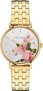 Ted Baker London Floral Bracelet Watch