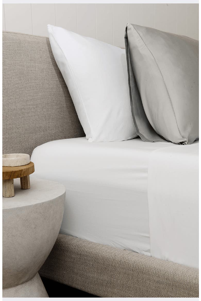 Set of 2 Pillowcases, Alternate, color, LIGHT GREY
