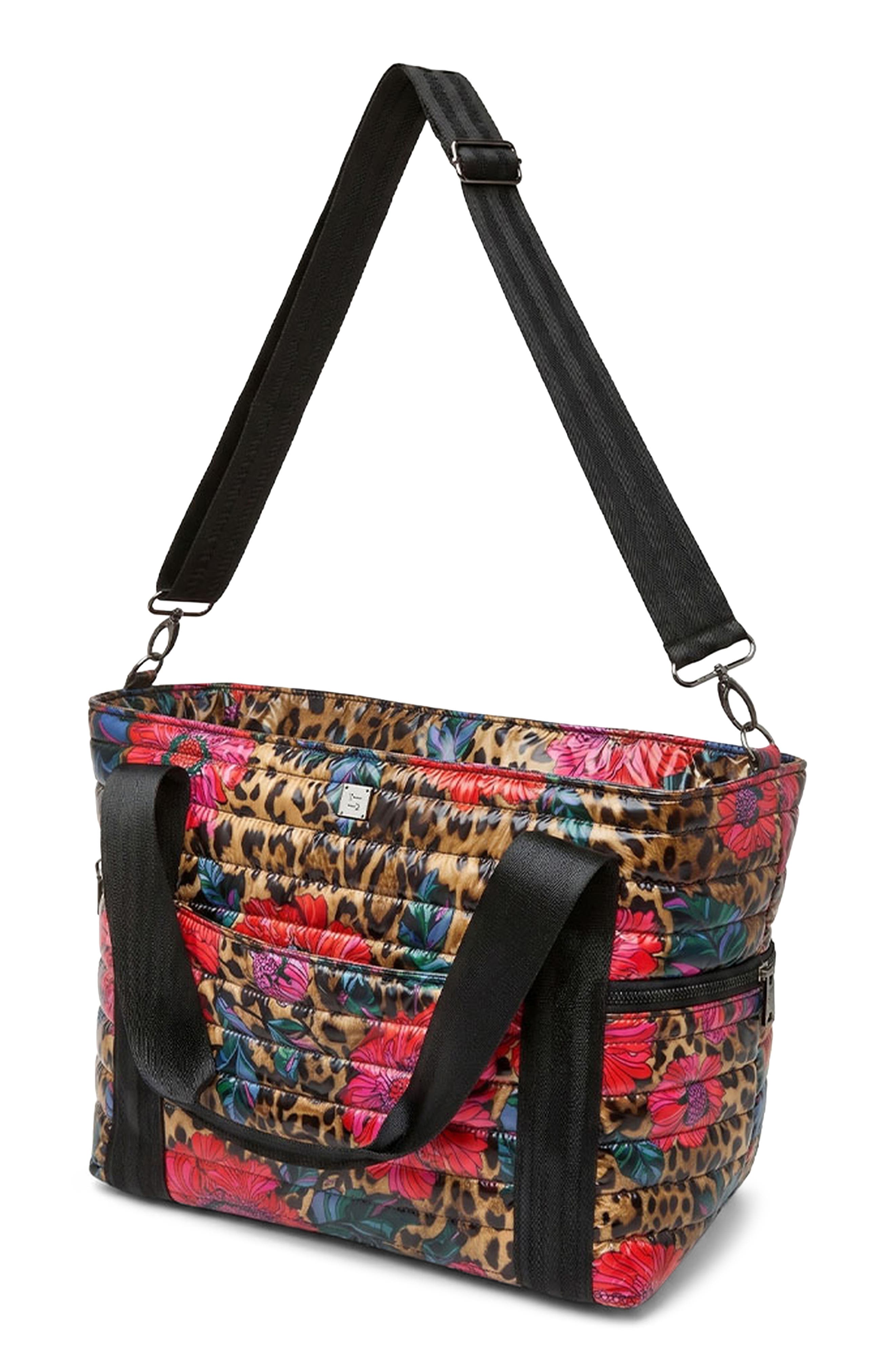 Jetset Wingman Tote, Alternate, color, LEOPARD FLORAL