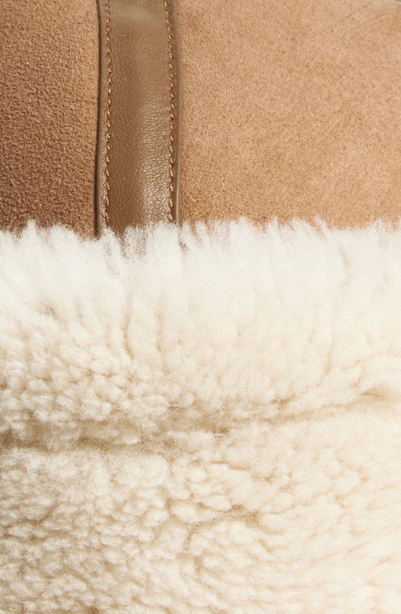 TOTEME Genuine Shearling Cuffed Hat, Alternate, color, 