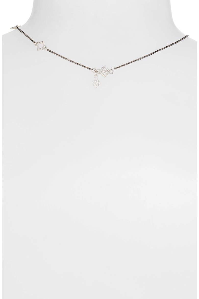 New World Crivelli Station Chain Necklace, Alternate, color, SILVER
