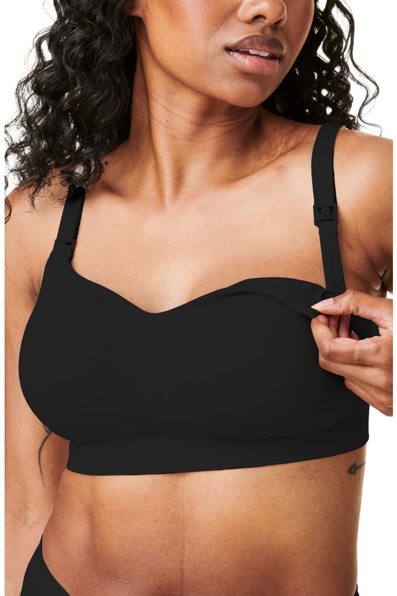 Intrigue Nursing Bra, Main, color, BLACK