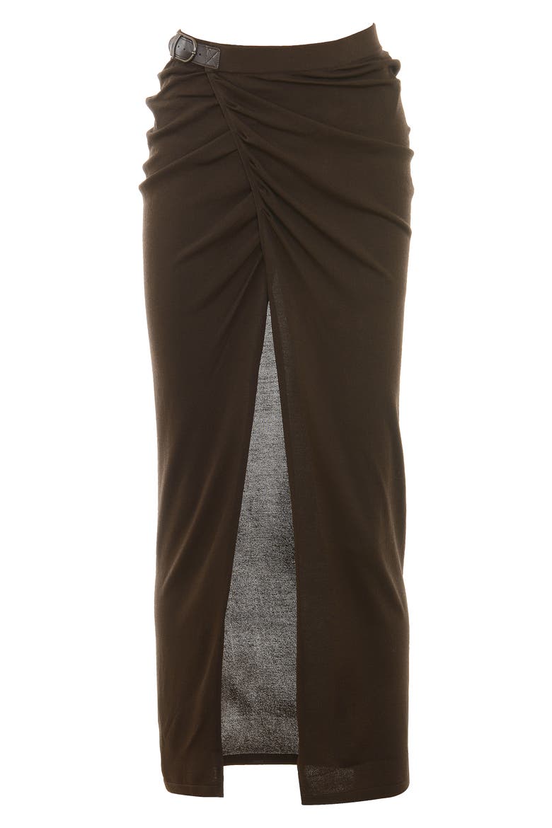 Lilas Knit Skirt, Alternate, color, BROWN