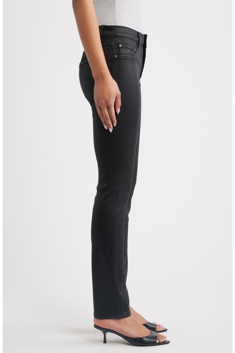 Jessica Skinny Low Rise Instasculpt™ Jeans, Alternate, color, BLACK COATED