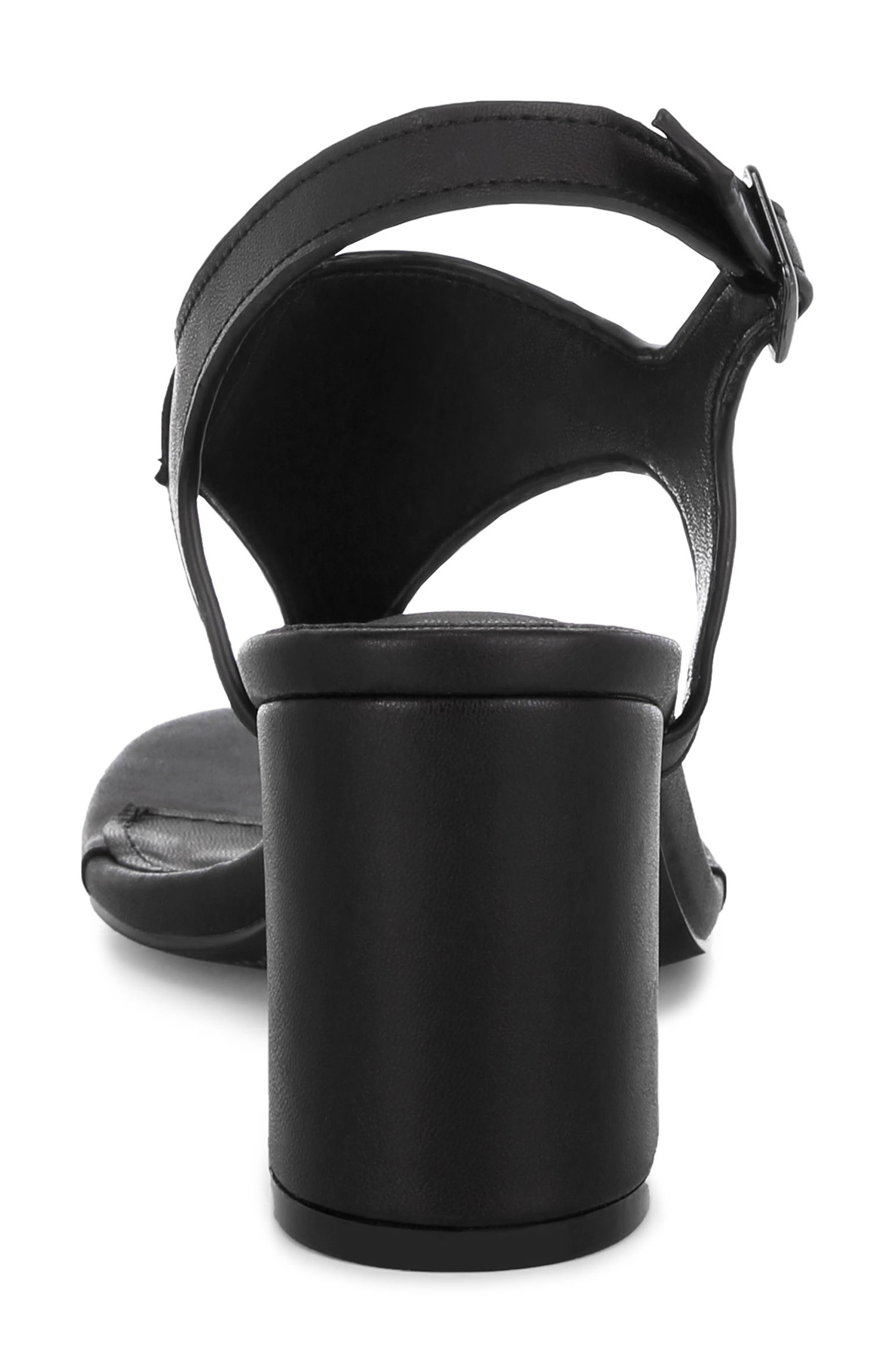 Lady Ann Wedge Sandal, Alternate, color, BLACK