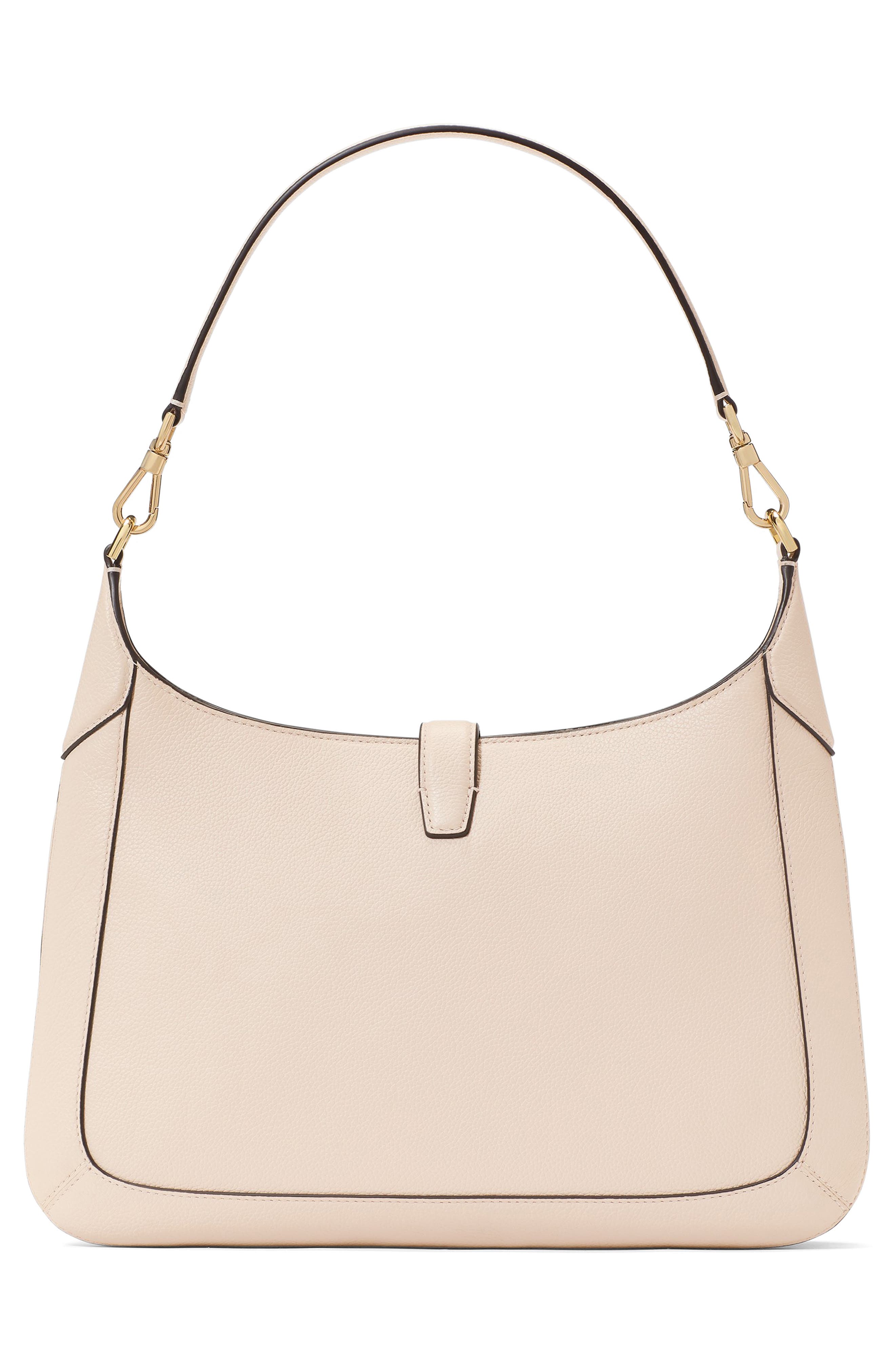 deco leather hobo bag, Alternate, color, MILK GLASS