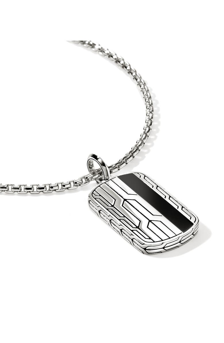John Hardy Icon 50 Tag Pendant, Alternate, color, Silver