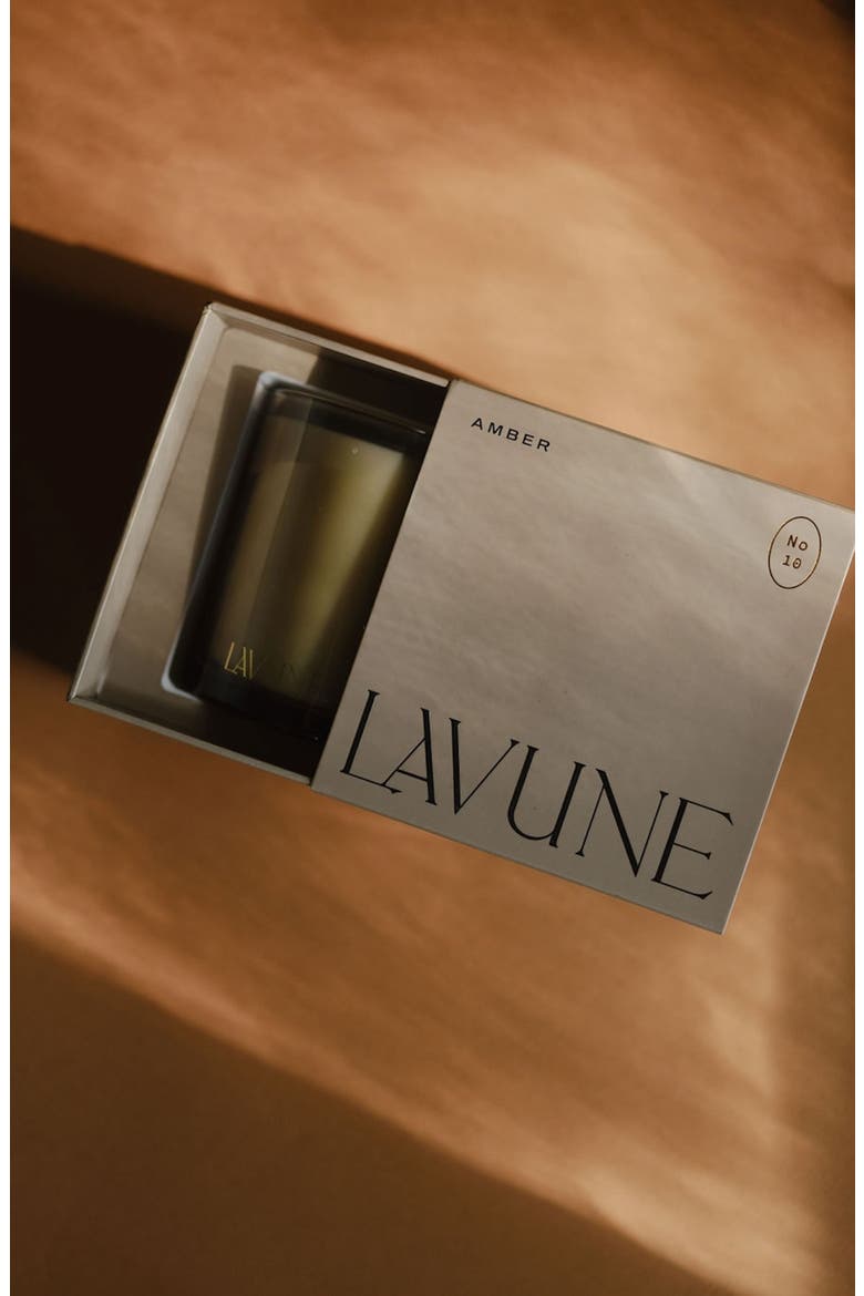 No. 10 Amber Candle, Alternate, color, DARK BEIGE