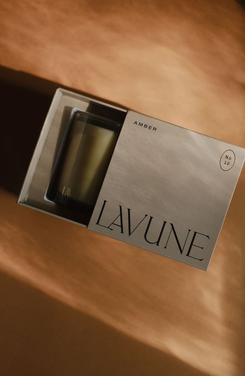 LAVUNE No. 10 Amber Candle, Alternate, color, Dark Beige