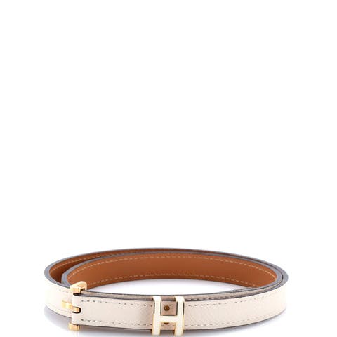 Pop H Belt Leather Thin