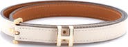 Pre-Owned Hermes Pop H Belt Leather Thin