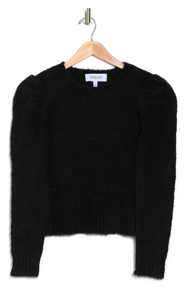 Derek Lam 10 Crosby Locken Puff Sleeve Sweater, Alternate, color, 