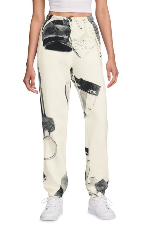 JORDAN JORDAN BROOKLYN FLEECE PRINT SWEATPANTS