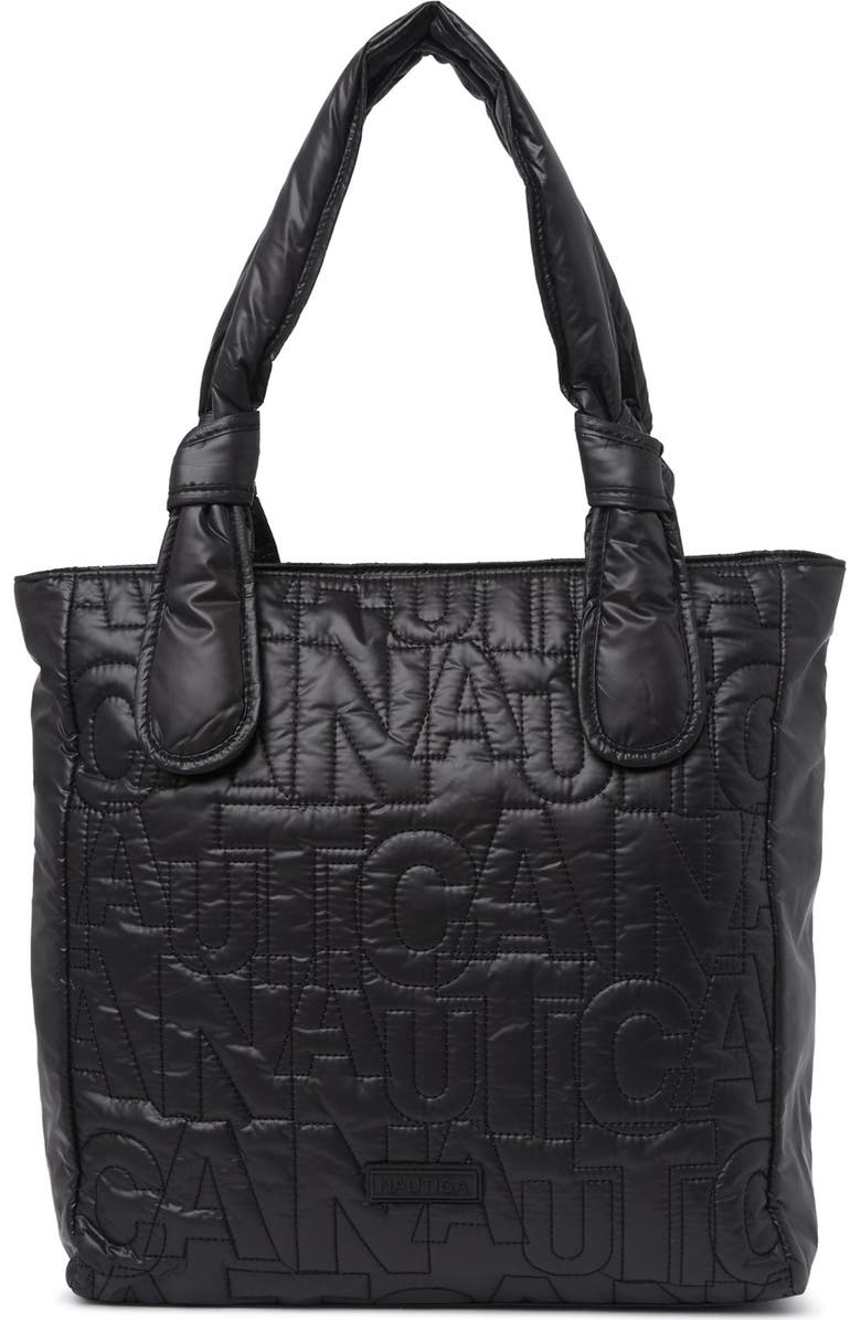 Nautica Tia Logo Embossed Tote Bag, Main, color,