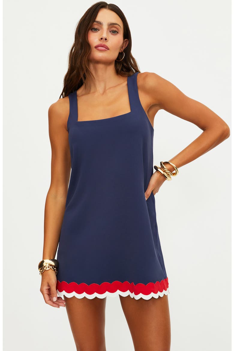 Mischa Colorblock Cover-Up Minidress, Alternate, color, TWILIGHT FIREWORK COLORBLOCK