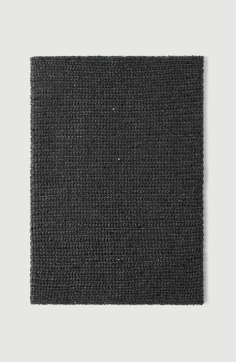 Cashmere and silk dazzling rib knit neck warmer