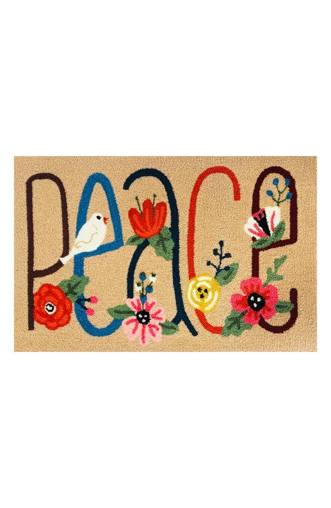 Peace Indoor/Outdoor Doormat