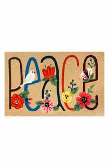 R16 HOME Peace Indoor/Outdoor Doormat