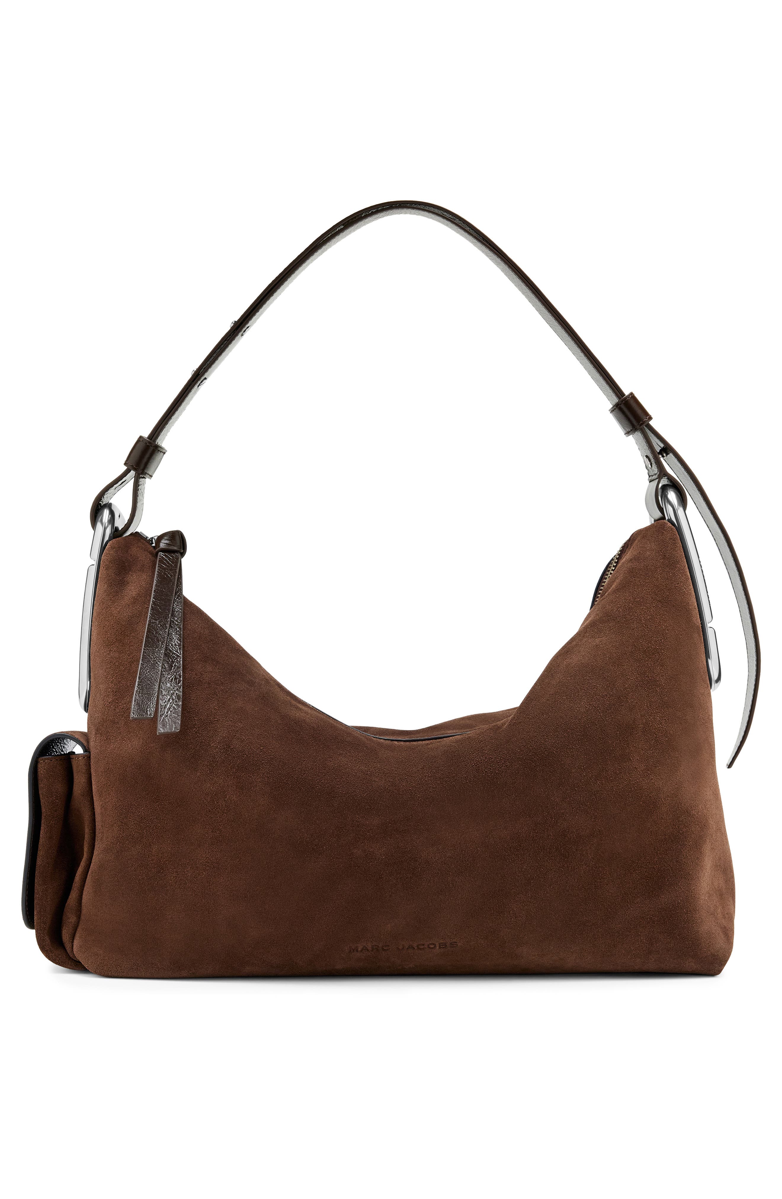 Large Scene Shoulder Bag, Alternate, color, DARK BROWN