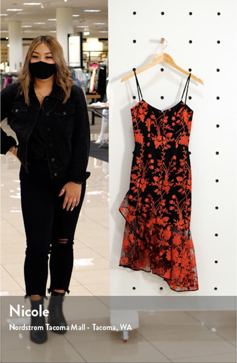 Cantrelle Asymmetrical Hem Cocktail Dress, sales video thumbnail