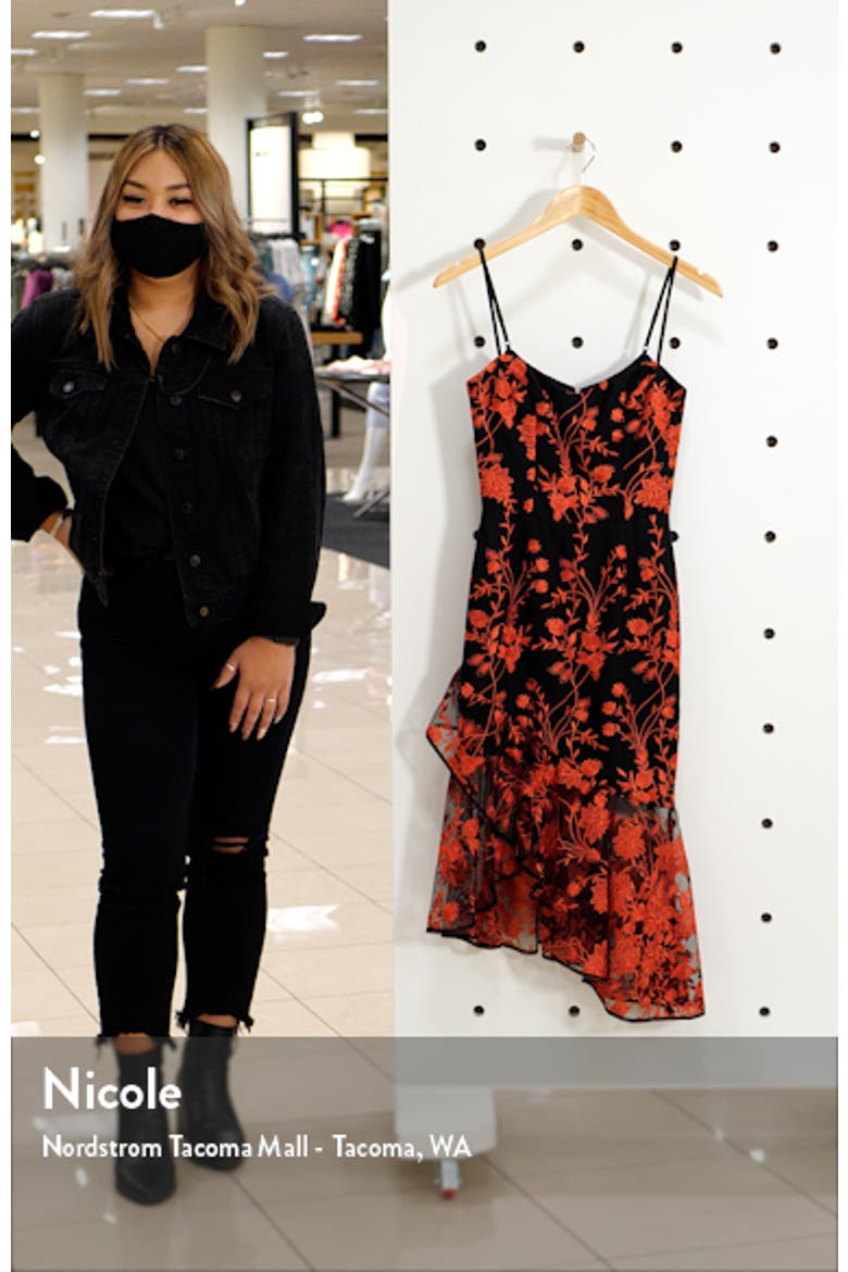 Cantrelle Asymmetrical Hem Cocktail Dress video