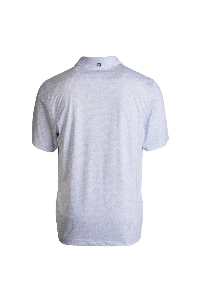 Cutter & Buck Men's Cutter & Buck White Ivy League Pike Eco Pebble Print Stretch Recycled Polo, Alternate, color,
