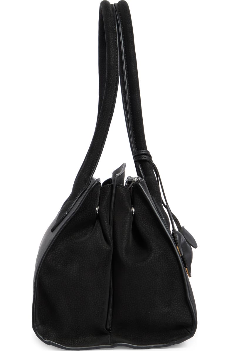BCBG Large East/West Shoulder Bag, Alternate, color, Black
