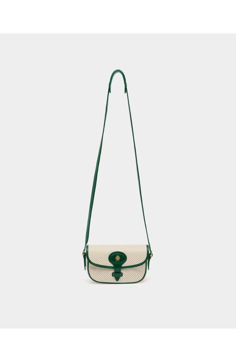 Tennis Collection Minibag in Perforated Leather