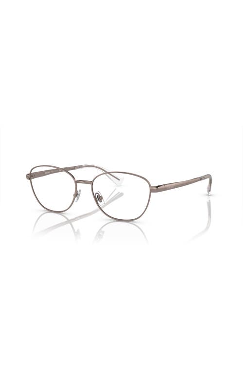 Ralph 52mm Oval Optical Glasses In Brown