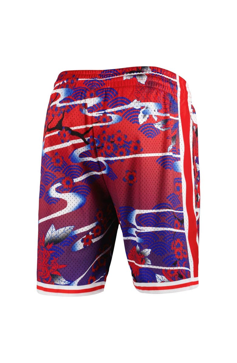 Mitchell & Ness Men's Mitchell & Ness  Red Philadelphia 76ers Lunar New Year Swingman Shorts, Alternate, color, Red