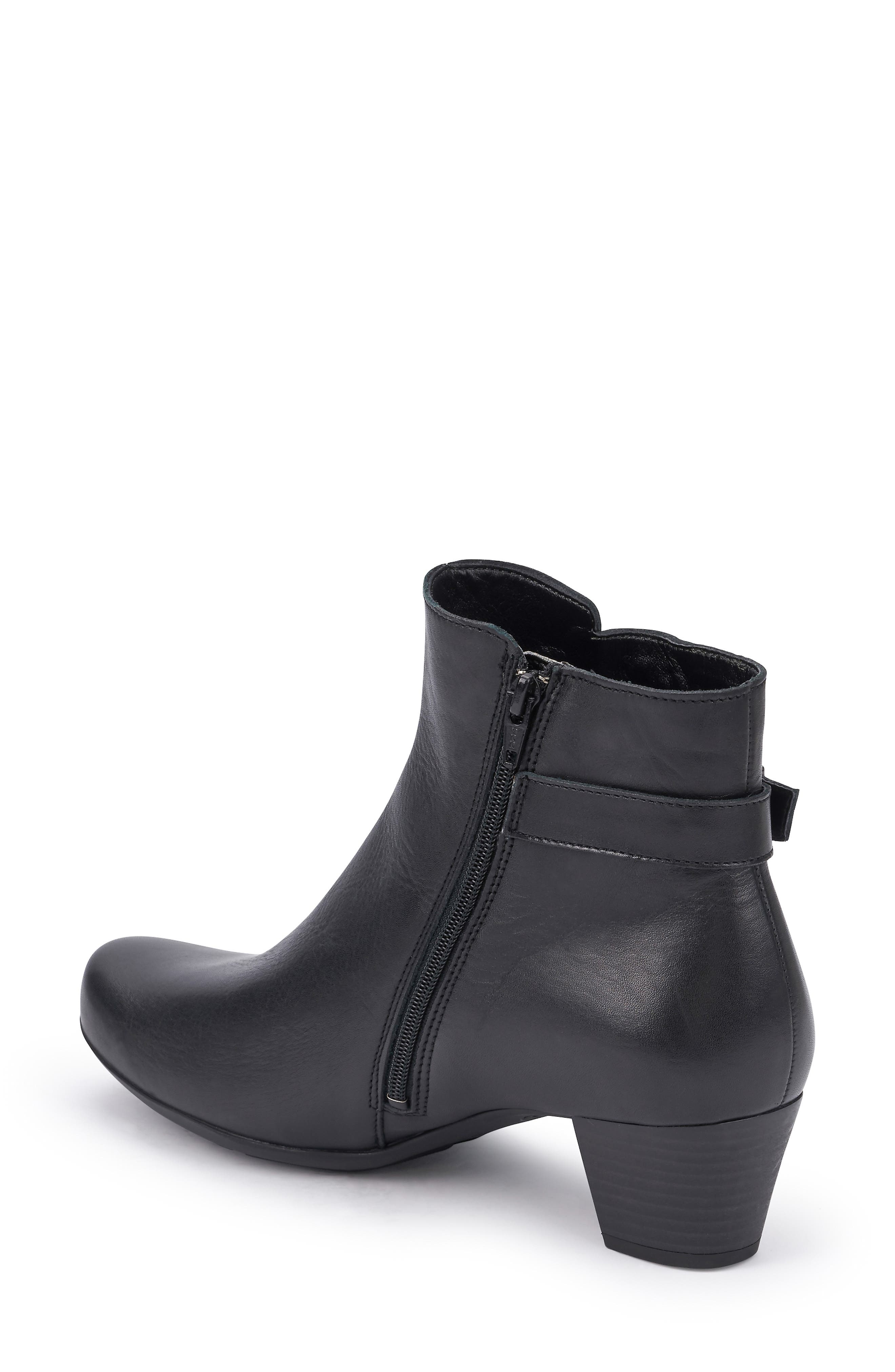Marilia Bootie, Alternate, color, BLACK LEATHER